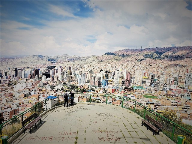 View of La Paz from mirado Killi Killi